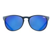 Uvex LGL 43 - Sonnenbrille für Damen und Herren - starker Schutz vor Sonnenstrahlung - inkl Schriftzug auf den Bügeln - blue havanna/blue - one size
