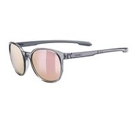 uvex LGL 54 - Sonnenbrille für Damen und Herren - starker Schutz vor Sonnenstrahlung - 100% UVA-, B, C Schutz - smoke - one size
