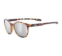 uvex LGL 54 - Sonnenbrille für Damen und Herren - starker Schutz vor Sonnenstrahlung - 100% UVA-, B, C Schutz - havanna mat - one size