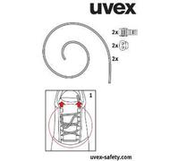 Uvex Zubehör Elastische Schnürsenkel Mit Schnellverschluss 95910 Schwarz Weite (95910)