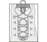 Uvex® elastische Schnürsenkel 9591 für diverse Modelle - -
