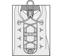 Uvex Zubehör Elastische Schnürsenkel Mit Schnellverschluss 95912 Schwarz Weite (95912)