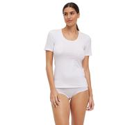 FALKE Damen Daily Comfort 2-Pack Round Neck W S/S TS Baumwolle atmungsaktiv 2 Stück Unterwäsche, Weiß (White 2000), M (2er Pack)