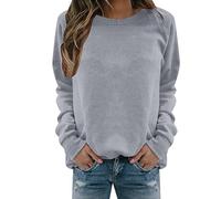 Uwdiohq Damen Billige Sweater Damen Ohne Kapuze Lieblingsstueck Damen Sweatshirt Pullover Schwarz Damen Baumwolle Weißes Langarmshirt Damen Sweatjacke Damen Mit Kragen Sonderangebote Schnäppchen