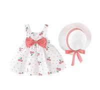 Uwdiohq Damen Outfits Prinzessin Kinder Baby Kleinkind Mädchen Ärmellose Dot Bogenhut Mädchen Outfits & Set Warme Babykleidung Baby Bekleidung Mädchen Gr 68 Zwil