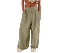 Uwdiohq Damen Sale Sommer Lockere Hosen Für Damen Lockerehose Damen Weiß Harem Hosen Damen Damenhose Mit Weitem Bein Sommer Hosenanzug Damen Leicht 3 4 Hose Damen Lockere Top Sale