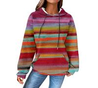 Uwdiohq Damen Winter Sale Lilo Und Stitch Hoodie Bauchfrei Pullover Marine Mehrfarbig XXL