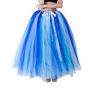 Uwdiohq Einfarbig Geschnürt Schleife Geschwollener Rock Handgemachter Performance Damen Röcke Karo (White, One Size) Tüllrock Gelb Gelber Skirts for Women Piano Skirt Satin Kurz XXXL Fasching