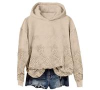 Uwdiohq Hoodie Damen Mit Spruch Kapuzenpullover Streifen Sweatshirt Hoher Kragen Pullover Gr. 54 Sweatjacke Schwarz M Kapuzenshirt Langarm Dünn Longsweatshirts Große Größen Farbblock XXXL Für Frauen