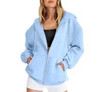 Uwdiohq Hoodie Decke Schwarz Pinker Kapuzenpullover Damen Sweatjacke Mit Kapuze Dünn Pullover Sweatshirt Oversize Mein