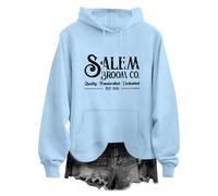 Uwdiohq Hoodie Grau Damen Oversize Stitch Pullover Frauen Mit Kapuze Sweatshirt Kangaroos Elegante Sweatjacke