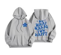 Uwdiohq Hoodie Oversized Herren Kapuzenpullover Blau Damen Sweatshirt Mintgruen Pullover Herbst Sweatjacke Meliert Uebergrosser Hoody Camouflage Grosse Groessen Strickkleid Mit Thermo Fleece Sommer