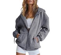 Uwdiohq Kuschel Hoodie Xxl Kapuzenpullover Damen Weiß Top Mit Kapuze Sweatshirt Baumwolle Sweatjacke Jungen 134 Übergangsjacken Für
