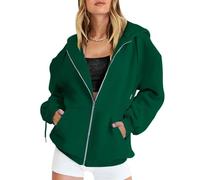 Uwdiohq Kuschel Hoodie Xxl Kapuzenpullover Teenager Mädchen Pullover Mit Kapuze Sweatshirt Reißverschluss Damen Sweatjacke Fit