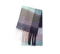 Uwdiohq Lässiger Schal Unisex Dicke Quaste Neuer Langer Winter Warmer Auto Tücher Feucht (Grey, One Size) Halswärmer Damen Kinder Mädchen Loop Schwarz Bunt Leicht Mit Glitzer Strickschal Herren