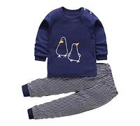 Uwdiohq Langärmlige Oberteile und Hosen mit Animal-Print für, und Mädchen, lockerer -Anzug für 0 bis 9 Baby Mädchen Kleidung Jogginganzug Mädchen 110 Baby 1 Geb