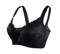 Uwdiohq Sale Angebote Frauen Full Cup Dünne Unterwäsche Spitze Rüschen V-Ausschnitt Bustier Strass Einstellbarer Schultergurt Unterwäsche Pus Sale Angebote Bestellung