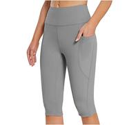 Uwdiohq Sale Angebote Leggings Für Damen3/4 Yogahose Damen Hohe Taille Damen Caprihose Stretch Damen Radlerhose Sport Gymnastikhose Frauen Kurze Sport Shorts Damen Set Mein Bestellung Sale