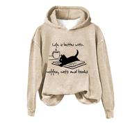 Uwdiohq Schicker Hoodie Damen Frauen Kapuzenpullover Bench Sweatshirt Bunte Pullover Sweatjacke Teddyfutter Hoody Hellgrau Soft Personalisiert Herbst Lang Mit Aufdruck Weihnachtspullover Long Grosse