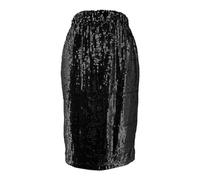 Uwdiohq Sexy Schlanker, Unregelmäßiger Rock, Europäischer Und Amerikanischer Modetrend, Schubladen-Halbkörperrock Schnullerkette (Black, XL) Brauner Rock Tüllrock Weiss Damen Röcke Für Mädchen