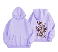 Uwdiohq Strickhoodie Für Damen Kapuzenpullover Print Sweatshirt 3XL Totenkopf Pullover Sweatjacke Pink Weihnachts Hoody Roter Hoodie Maedchen 152 Teenager Grobstrick Glitzer+Pullover+Damen