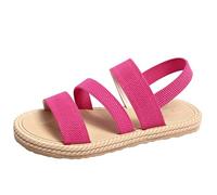 Uwdiohq Wander Sandalen Damen, Arch Support Mit Orthopädische Women Shoes Adult Female Long Slipper Socks for Summer Solid Color Casual Toe Flat Soft Indoor (Pink, 37) Damen Sommer Outdoor