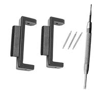 UxicRuya 2 Stück Uhrenarmbandverbinder, Armbandverbinderadapter, 16 Mm auf 22 Mm Armbandumbau, für G 5600 100 M5610 6900, Schwarz