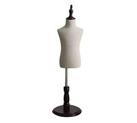 UxicRuya Kinder Schneiderpuppe, Mannequin Torso mit Stabilem Sockel, Verstellbare Schneiderpuppe für Mädchen Und Jungen Zur Schmuckpräsentation Und Zum Nähen, 4 Jahre alt
