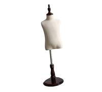 UxicRuya Kinder Schneiderpuppe, Mannequin Torso mit Stabilem Sockel, Verstellbare Schneiderpuppe für Mädchen Und Jungen Zur Schmuckpräsentation Und Zum Nähen, 2 Jahre alt