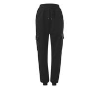 UXSELKCD Jogginghose Damen, high Waist, 3/4 Hose, Leinenhose Damen, Sweat Off, Jogginghose weiß, Hoodie Teenager mädchen Oversize, elegant, Summer Pants Women, gerippte Leggings, tevo