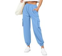 UXSELKCD Leggings Damen, Weite, Hose mit knöpfen an der Seite, Leggings Yoga, schwitzhose Damen, Jogginghose Baggy mädchen, Trainingshose, damenshort, Yoga Kleidung, pumphosen, Leggins