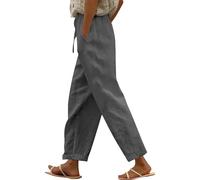 UXSELKCD Leinenhose Damen Hosenanzug Damen festlich elegant Wanderhose Damenhosen Sommer Sporthose Pants Sommerhose Hosen Hose Hosenrock Leinenhose