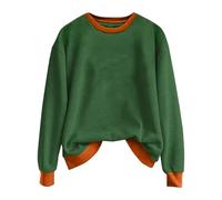 UXSELKCD Pullover Damen Winter, Kurze Hose Damen, Sport zuhause, Women's Activewear, Grauer Hoodie, sweter damski, Outfits, Kapuzenpulli, Aesthetic, weißer Pullover, Freizeitanzug