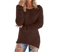 UXSELKCD Strickpullover Damen Grobmaschig, schwarzer Hoodie Damen Sweatshirt, Pullover Herzen Womens Sweaters, Umstandsmode Pullover, Schulterfreier, Winter Kleid