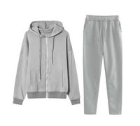 UXSELKCD Sweatshirt Damen, alpaka Jacke Damen, sportkleidung Frauen, Summer Clothes, kuschelanzug, Kapuzensweatshirt, modische & Sweatshirts, schwarzer Hoodie, deckenhoodie, Zweiteiler