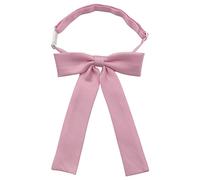 UY-WBT-8 Fliege für Damen, Satin, elegante Fliege für Kleider, Abschlussfeiern, Schuluniformen und Hochzeiten, Pink, Einheitsgröße