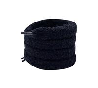 UYFRD 2 Paar Dropship flache breite flache schwarze haarige weiche flauschige Schnürsenkel für Damen Boardschuhe Segeltuchschuhe Schnürsenkel