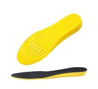 UYFRD 2 Paar unsichtbare Einlegesohlen zur Erhöhung der Höhe für Damen und Herren, Fersenhebung, gelbe Schuhe, Sohlenpolster, atmungsaktiv, Stoßdämpfung, Fußpflegekissen (Höhe 1,5 cm, EU 41-44 (270