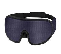 UYFRD 3D-Schlafmaske, blockierend, leicht, Schlafmaske für Augen, weiche Augenmaske für Reisen, Augenschatten, Nacht, atmungsaktive Augenbinde (Typ A, Blau)