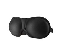 UYFRD 3D-Schlafmaske, lichtdurchlässig, Schlafmaske für Augen, weiche Schlafhilfe, Augenmaske für Reisen, Augenschatten, Nacht, atmungsaktiv (Schwarz, 4 Stück)