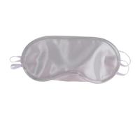 UYFRD Augenmaske aus Seide, weiche Augenbinde, Reise-Augenklappe, natürliche Schlafmaske, für Damen und Herren, Silber, 4 Stück