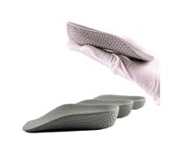 UYFRD Einlegesohlen zur Erhöhung der Fußgewölbeunterstützung, leicht, weich, elastisch, weich, elastisch, für Damen und Herren, Grau, 1 Paar, 2,5 cm