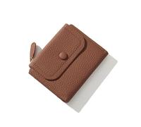 UYFRD Kleine Geldbörse aus PU-Leder für Damen, Mini-Geldbörse für Damen, Münzgeldbörse, Mädchen, Marken-Designer-Geldbörse für Damen, braun, Einheitsgröße