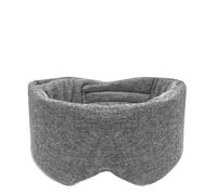 UYFRD Schlafmaske aus Baumwollseide, Augenmaske, Augenklappe, für Damen und Herren, weich, tragbar, Reise-Augenklappe, Schlafmaske, Grau, 3 Stück