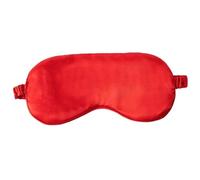 UYFRD Schlafmaske aus Seide mit Rüschen, weiche Augenabdeckungen, mehrfarbig, Nachttraum, Verdunkelung, Augenklappen für Damen und Herren, um besser zu schlafen, Rot - B