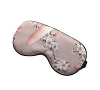 UYFRD Schlafmaske aus Seide, Schlafmaske für Augen, Nacht, Sommer, atmungsaktiv, Augenklappe, Schatten, Augenbinde, Reise, Nickerchen, Schlafhilfe, Hellviolett