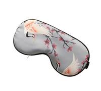 UYFRD Schlafmaske aus Seide, Schlafmaske für Augen, Nacht, Sommer, atmungsaktiv, Augenklappe, Schatten, Augenbinde, Reise, Nickerchen, Schlafhilfe, Grau