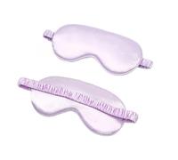 UYFRD Schlafmaske für Damen, aus Kunstseide, tragbar, Reise-Augenklappe, Schlafmaske, Augenklappe, Augenbinde, Schlafmaske, Nachtaugenmaske (Hellviolett, 1 Stück)