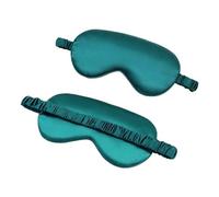 UYFRD Schlafmaske für Damen, aus Kunstseide, tragbar, Reise-Augenklappe, Schlafmaske, Nachtaugenmaske, Dunkelgrün, 3 Stück