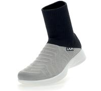 UYN Damen 3D Ribs Metal Sneaker, Silver/Black, 42 EU